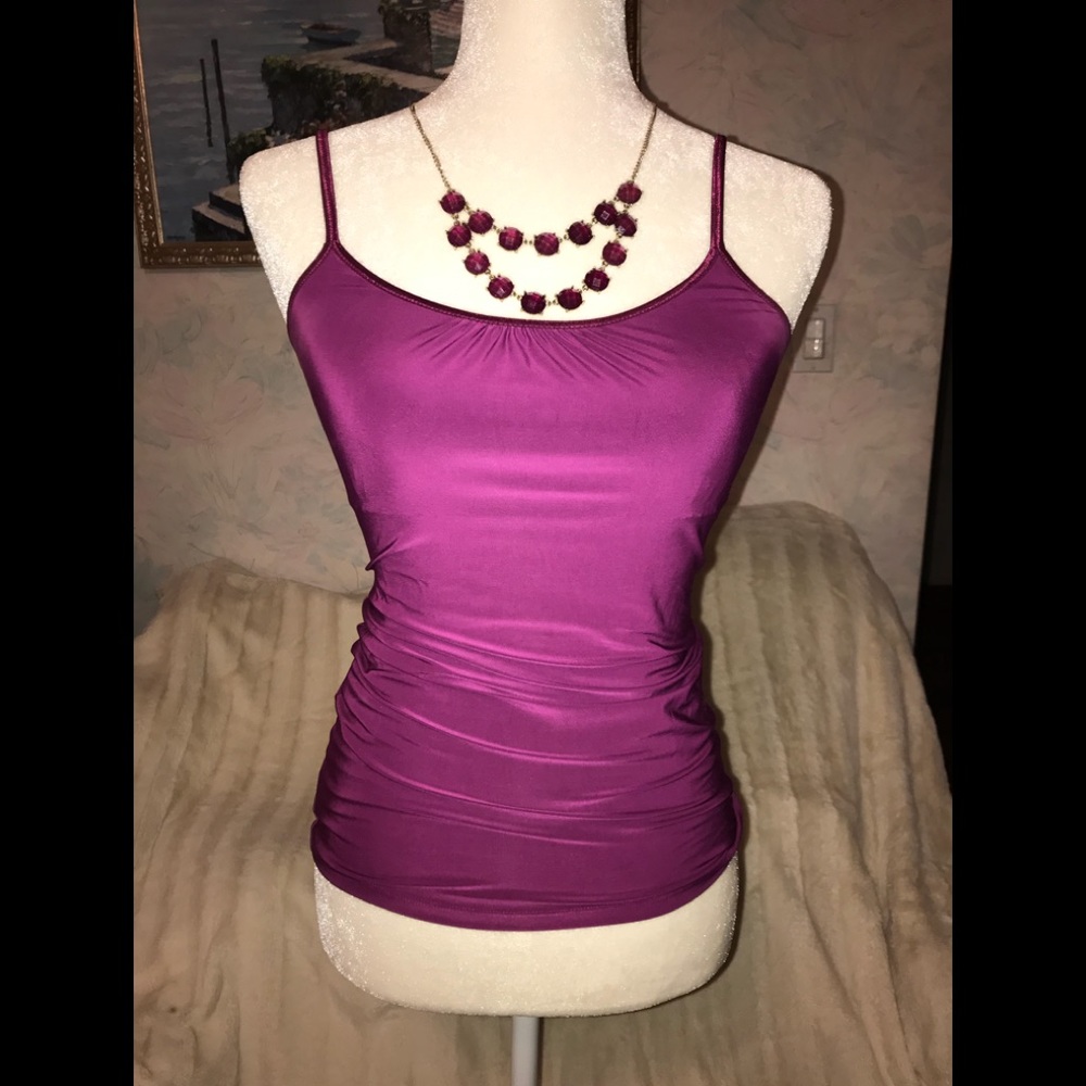 XS - Express magenta camisole w/ sports bra